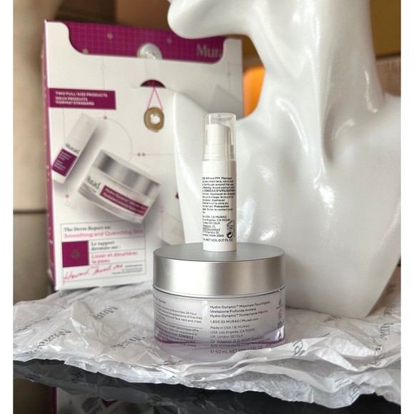 NEW MURAD Hydro-Dynamic Ultimate Moisture Cream & Revitalixir Recovery Serum Set - Picture 7 of 12